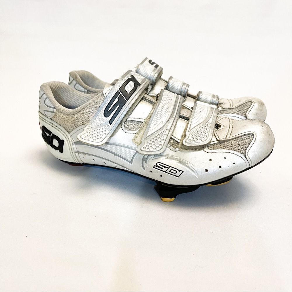 🍋 SIDI • Unisex Cycling Shoes in Silver Size 40EU